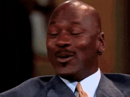 michael jordan laughing GIF