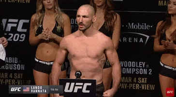 weigh in ufc 209 GIF